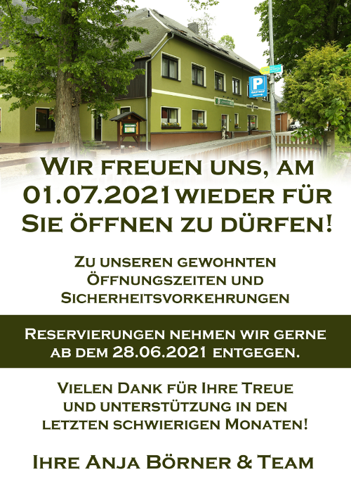 WILLKOMMEN Gruener Garten Landgasthof und Pension